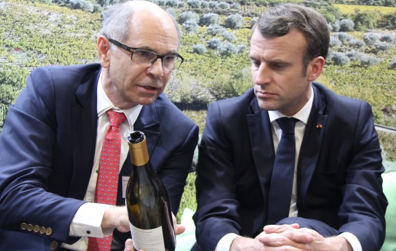 Jean-Marie Barillère et Emmanuel Macron